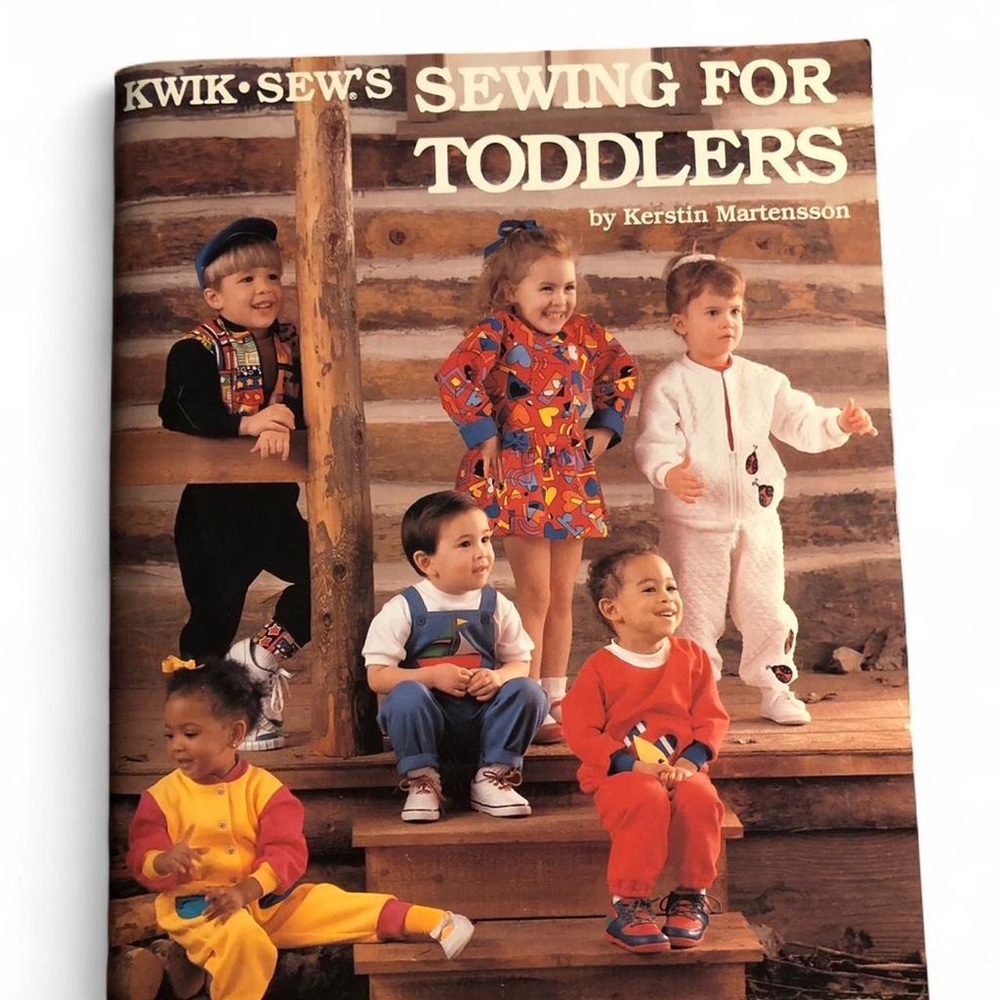 NEW KWIK SEW Sewing for Toddlers Book - Colorful Kids Patterns All UNCUT